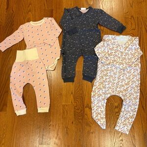 24M long sleeve one piece/PJ set